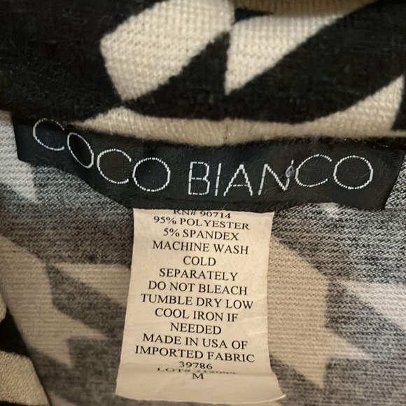 Medium Coco Branco black and white top - Picture 2 of 4